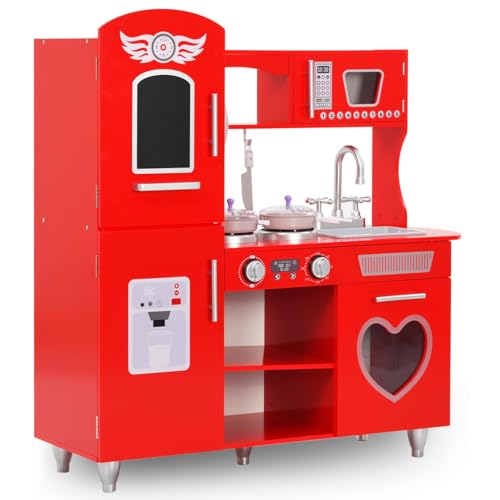 ShGaxin Küchenspielzeug, MDF, rot, 80 x 31 x 89 cm, Küchenspielzeug, Küche N, Spielzeugküche ShGaxin Küchenspielzeug, MDF, rot, 80 x 31 x 89 cm, Küchenspielzeug, Küche N, Spielzeugküche von ShGaxin