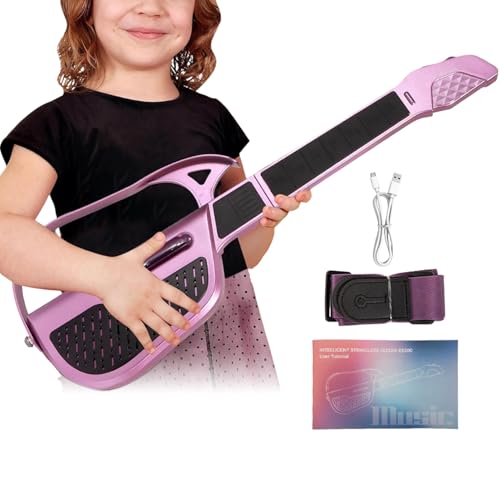 Shaersu Kindergitarre,Saitenlose Gitarre Für Kinder | Elektrische Zusammenklappbares Musikinstrument Für Musikerziehung Kinder Reise Schule Unterricht Zuhause von Shaersu