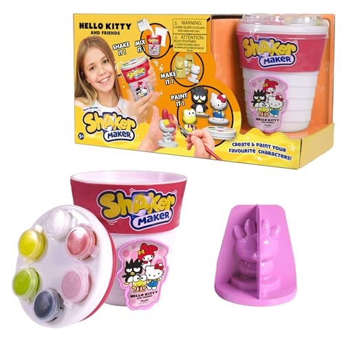 Shaker Maker, Pulver zur Herstellung von Charakteren, künstlerische und manuelle Aktivität, Modell Hello Kitty, für Kinder ab 5 Jahren, HKH00 von Hello Kitty - 4SF