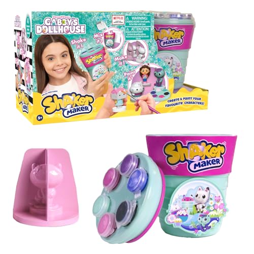 Shaker Maker, Puder zur Erstellung von Charakteren, künstlerische und manuelle Aktivität, Modell Gabby und das magische Haus, für Kinder ab 5 Jahren, HKG00, Mehrfarbig Shaker Maker, Puder zur Erstellung von Charakteren, künstlerische und manuelle Aktivität, Modell Gabby und das magische Haus, für Kinder ab 5 Jahren, HKG00, Mehrfarbig von Shaker Maker