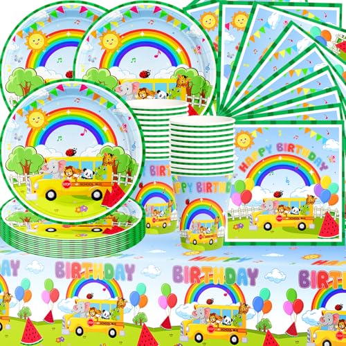 Grünes Bauernhof Partygeschirr, Kindergeburtstag Partygeschirr, Bauernhof Geburtstagsparty, 61 Stück enthält Pappteller, Tassen, Servietten und Tischdecken für 20 Kindergeburtstagspartys Grünes Bauernhof Partygeschirr, Kindergeburtstag Partygeschirr, Bauernhof Geburtstagsparty, 61 Stück enthält Pappteller, Tassen, Servietten und Tischdecken für 20 Kindergeburtstagspartys von Shamoparty