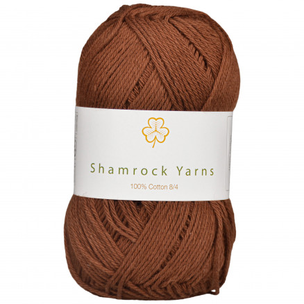 Shamrock Yarns 100% Baumwolle 8/4 Garn 08 Dunkelbraun von Shamrock Yarns
