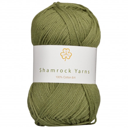 Shamrock Yarns 100% Baumwolle 8/4 Garn 14 Dusty Army Green Shamrock Yarns 100% Baumwolle 8/4 Garn 14 Dusty Army Green von Shamrock Yarns