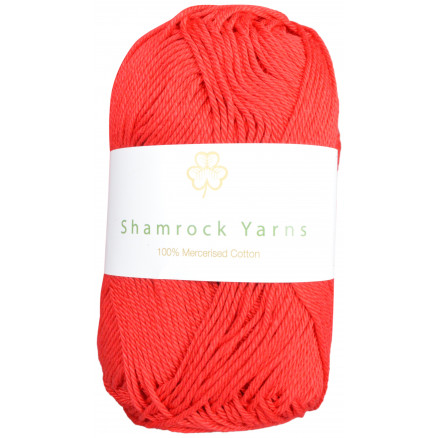 Shamrock Yarns 100% Mercerisierte Baumwolle 19 Rot Shamrock Yarns 100% Mercerisierte Baumwolle 19 Rot von Shamrock Yarns