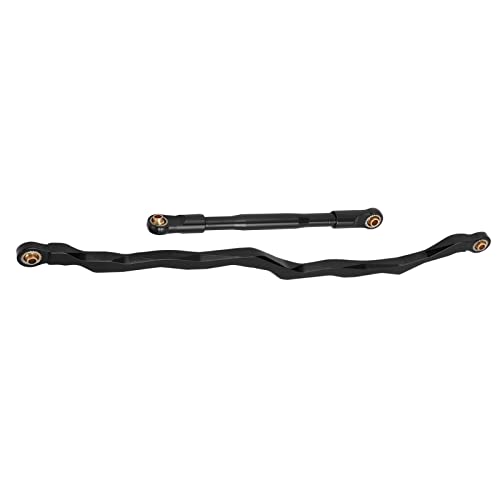 Crawler Car Pull Tie Rod, Stabile 1/10 RC Lenkung Links Stange Verschleißfest für Axiale RBX10(Schwarz) von Shanrya