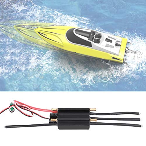 Geringerer Stromverbrauch Modifizierte Teile des RC-Bootes Bürstenloses ESC, schnelles Abkühlen zur Verbesserung der Leistung von RC-Boot-RC-Boot-Fans von Shanrya