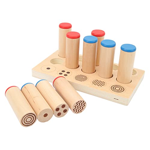 Hölzerne Schallzylinder Spielzeug, Schallzylinder Klangschränke Spielzeug Grundbrett für Zuhause Spiele für Kinder Hölzerne Schallzylinder Spielzeug, Schallzylinder Klangschränke Spielzeug Grundbrett für Zuhause Spiele für Kinder von Shanrya