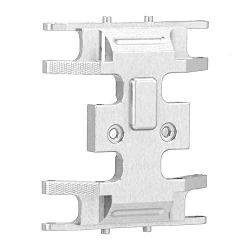 Mittleres Getriebeblech, korrosionsbeständige RC Teile Leichte eloxierte Oberfläche für axiale SCX24 für AXI90081(Silber S) von Shanrya