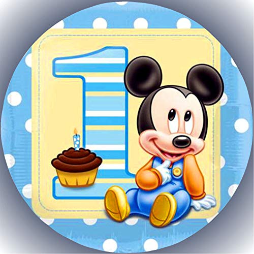 Premium Esspapier Tortenaufleger Geburtstag Micky Maus P74 von Shanrya