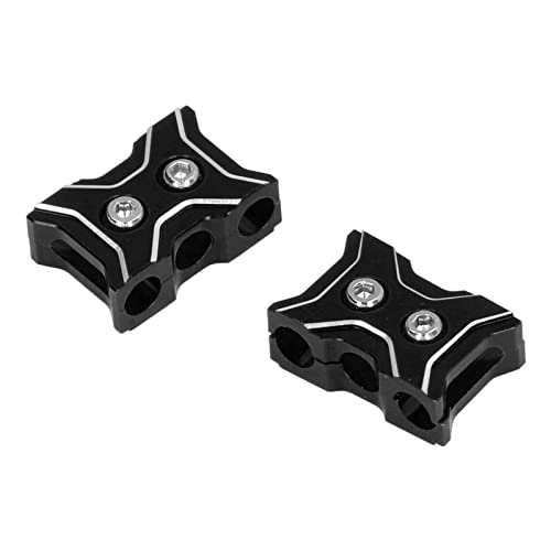 RC-Auto-Kabelclip, Langlebiger und Sicherer RC-Auto-Kabelmanager, 2 Stück, Aluminiumlegierung, Weit Verbreitet für Motoren (Black) von Shanrya