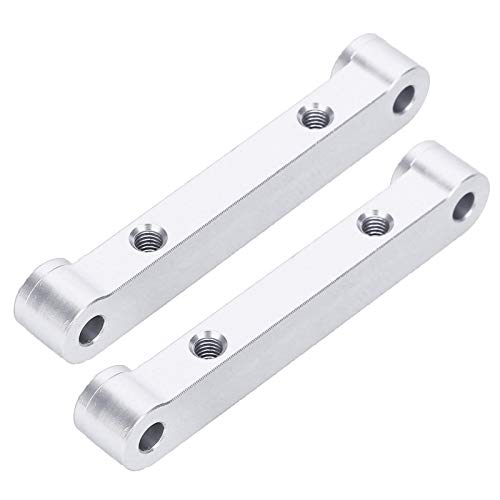 RC Auto Zubehör, solide Eloxierte Abdeckung RC Auto Upgrade Teil RC Anti-Squat Platte, CNC Präzise für HSP 1/10 94122 RC Auto Spielzeug(Silber) von Shanrya
