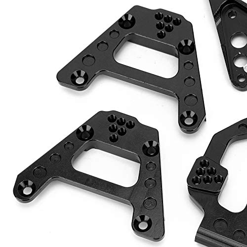 RC-Schocktürme, RC-Dämpfer-Stoßmontage, hohe Festigkeit für RC Auto-Liebhaber Reparaturprofis Scx10 Iii 1:10 RC Auto(schwarz) von Shanrya