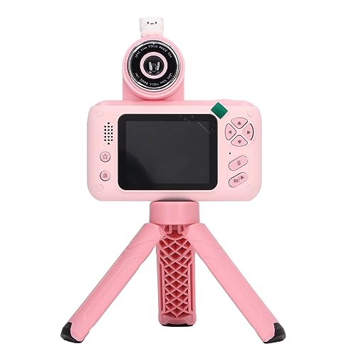 Shanrya Kinderspielzeug-Camcorder, Digitale Kindervideokamera, Wiederaufladbar, 180°-Klappobjektiv, Tragbar für die Fotografie (32G) von Shanrya