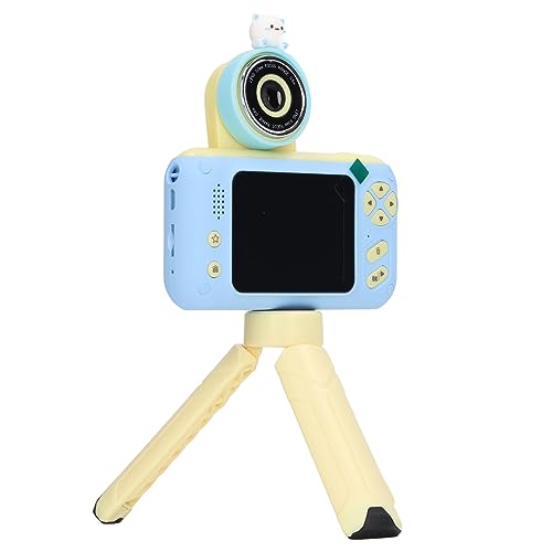 Shanrya Kinderspielzeug-Camcorder, Digitale Kindervideokamera, Wiederaufladbar, 180°-Klappobjektiv, Tragbar für die Fotografie (32G) von Shanrya