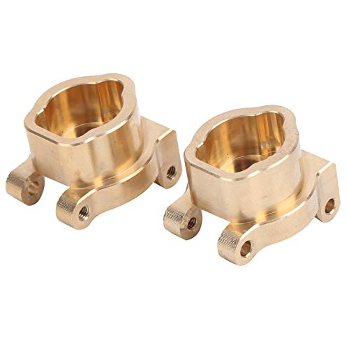Shanrya RC Hinterachse Knuckle Arm, High Performance RC Rear C Cup, 1x0.8 inch Yellow Brass Trx6 Accessory Traxxa Rc Part for TRX4/TRX6 Crawler RC Part Accessory von Shanrya
