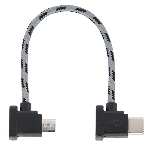 Shanrya Typ C auf Micro-USB-Datenkabel, Nylon-Geflochtenes Datenkabel für DJI Mavic Air 2 / Mini 2 Drohnen Fernbedienung Datenkabel für DJI Mavic Air 2 / Mini 2 Shanrya Typ C auf Micro-USB-Datenkabel, Nylon-Geflochtenes Datenkabel für DJI Mavic Air 2 / Mini 2 Drohnen Fernbedienung Datenkabel für DJI Mavic Air 2 / Mini 2 von Shanrya