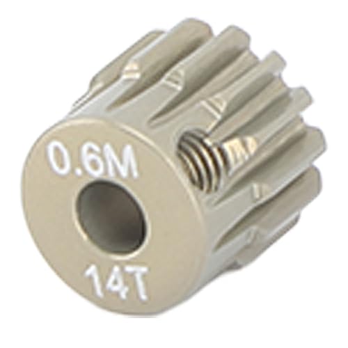 Wellenritzel, 0,6 M Ritzel 3,175 Mm Robust für 1/8 1/10 RC-Kletterauto (14T) von Shanrya