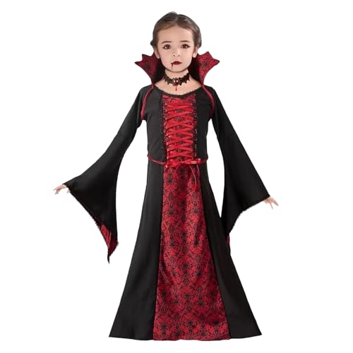 Shaohan Kostüm Kinder Mädchen: Karneval Vampire Costume Gothic Vampirin Kleid Damen Halloween Vampirköniginel Verkleidung Fasching Karnevals Cosplay Mottoparty Rollenspi Shaohan Kostüm Kinder Mädchen: Karneval Vampire Costume Gothic Vampirin Kleid Damen Halloween Vampirköniginel Verkleidung Fasching Karnevals Cosplay Mottoparty Rollenspi von Shaohan
