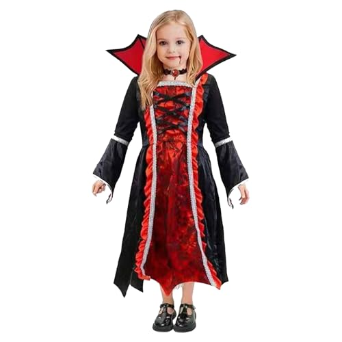 Shaohan Kostüm Kinder Mädchen: Karneval Vampire Costume Gothic Vampirin Kleid Damen Halloween Vampirköniginel Verkleidung Fasching Karnevals Cosplay Mottoparty Rollenspi Shaohan Kostüm Kinder Mädchen: Karneval Vampire Costume Gothic Vampirin Kleid Damen Halloween Vampirköniginel Verkleidung Fasching Karnevals Cosplay Mottoparty Rollenspi von Shaohan