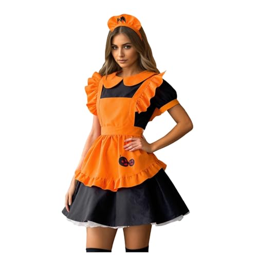 Shaohan Maid Dress Cospaly Damen Halloween Kostüm Maid Outfit Cosplay Kostüm Dress mit mit Kopfbedeckung Kopfbedeckung Shaohan Maid Dress Cospaly Damen Halloween Kostüm Maid Outfit Cosplay Kostüm Dress mit mit Kopfbedeckung Kopfbedeckung von Shaohan