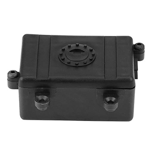 Autoempfängerbox, schwarz Tragbares, leichtes Kunststoff-RC-Zubehör für Traxxas TRX-4 SCX10 Einfach zu bedienende SCX10 II 90046, Autoradio-Box von Sharainn