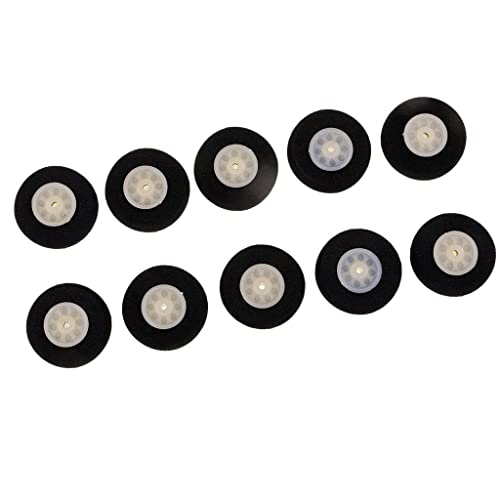 10 Schwarz Schwamm Reifen für RC Flugzeug Modell Spielzeug, 30mm von Sharplace