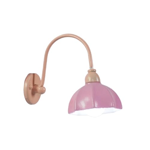 Sharplace 1/12 Puppenhaus Miniatur leuchten LED Lampe Lebensszene Puppenhaus Zubehör Simulation Modell für Wohnzimmer Flur, Rosa Sharplace 1/12 Puppenhaus Miniatur leuchten LED Lampe Lebensszene Puppenhaus Zubehör Simulation Modell für Wohnzimmer Flur, Rosa von Sharplace