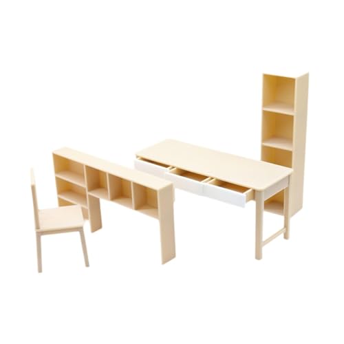 Sharplace 1/12 Puppenhaus Schreibtisch und Bücherregal Modell Szene Mikro Szene Simulierte Winzige Ornament Fotografie Requisiten Puppenhaus Möbel Sharplace 1/12 Puppenhaus Schreibtisch und Bücherregal Modell Szene Mikro Szene Simulierte Winzige Ornament Fotografie Requisiten Puppenhaus Möbel von Sharplace