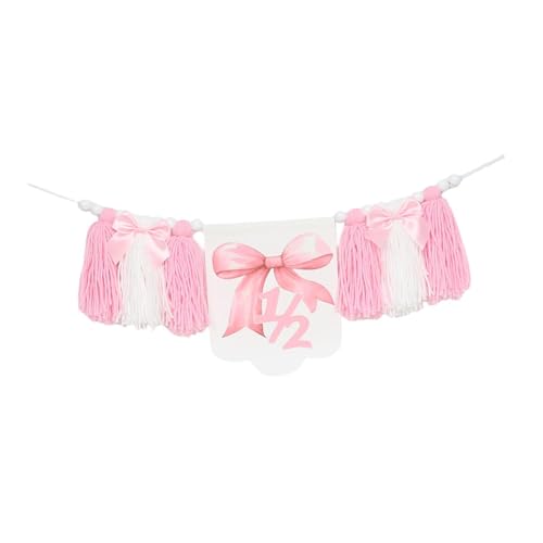 Sharplace 1/2 Geburtstag Hochstuhl Banner Mädchen halbe Geburtstagsfeier Dekorationen Home Decoration Themeed Party Accessoires Dekorative Pink Sharplace 1/2 Geburtstag Hochstuhl Banner Mädchen halbe Geburtstagsfeier Dekorationen Home Decoration Themeed Party Accessoires Dekorative Pink von Sharplace