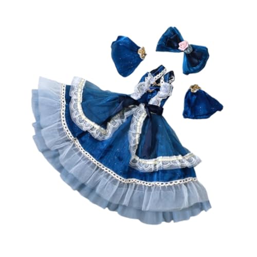Sharplace 1/3 BJD Dull Princess Kleid OUTIFIT Educational for Kids Geschenkfoto Requisiten Fashion Doll Kleidung Kleid für 60 cm Puppen, Dunkelblau Sharplace 1/3 BJD Dull Princess Kleid OUTIFIT Educational for Kids Geschenkfoto Requisiten Fashion Doll Kleidung Kleid für 60 cm Puppen, Dunkelblau von Sharplace