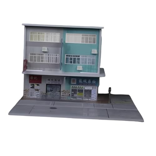 Sharplace 1/64 Diorama-Gebäude, Autoparkplatz aus Druckguss mit Licht für Aufbewahrungs-Organizer, Miniatur-Szenenmodell für Desktop-Layout, Style B Sharplace 1/64 Diorama-Gebäude, Autoparkplatz aus Druckguss mit Licht für Aufbewahrungs-Organizer, Miniatur-Szenenmodell für Desktop-Layout, Style B von Sharplace