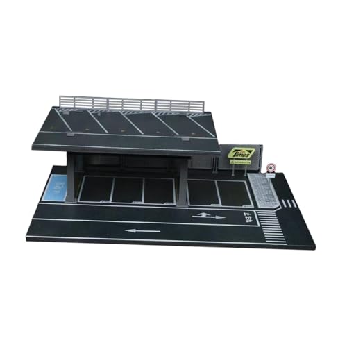 Sharplace 1/64 Druckguss-Modellauto-Display, Fahrzeugmodell-Display-Organizer, Druckguss-Spielzeugauto-Aufbewahrung für Sammler, Geschenk, Garage, Parkplatz, Style B von Sharplace