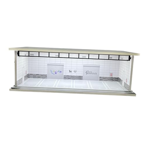 Sharplace 1/64 Druckguss-Modellauto-Vitrine, Aufbewahrungsbox, Acryl- und PVC-Hintergrundbeleuchtung für Sportwagen-Sammlervitrine, Garage, Style F Sharplace 1/64 Druckguss-Modellauto-Vitrine, Aufbewahrungsbox, Acryl- und PVC-Hintergrundbeleuchtung für Sportwagen-Sammlervitrine, Garage, Style F von Sharplace