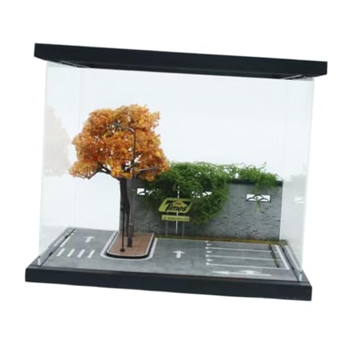 Sharplace 1/64 Modellauto-Szene, Diorama, Straßen-Hintergrundbrett, Zubehör, Diorama, Parkplatz, Landschaft für Actionfiguren, Dekoration, Ornament Sharplace 1/64 Modellauto-Szene, Diorama, Straßen-Hintergrundbrett, Zubehör, Diorama, Parkplatz, Landschaft für Actionfiguren, Dekoration, Ornament von Sharplace