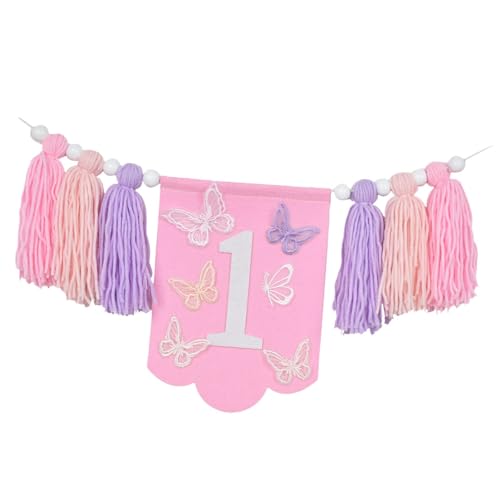 Sharplace 1 Geburtstag Hochstuhl Banner Hanging Ornament Girl Foto Requisite Party Dekoration für Urlaub Kinderzimmer Kindergarten Klassenzimmer Sharplace 1 Geburtstag Hochstuhl Banner Hanging Ornament Girl Foto Requisite Party Dekoration für Urlaub Kinderzimmer Kindergarten Klassenzimmer von Sharplace