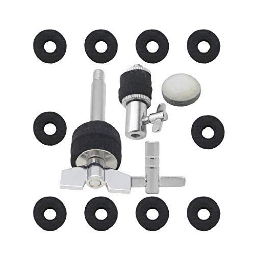 Sharplace 1 Set Drum Zubehör Standfußschraube Kinder Schlagzeug Drumset mit viel Zubehör, Schule von Sharplace