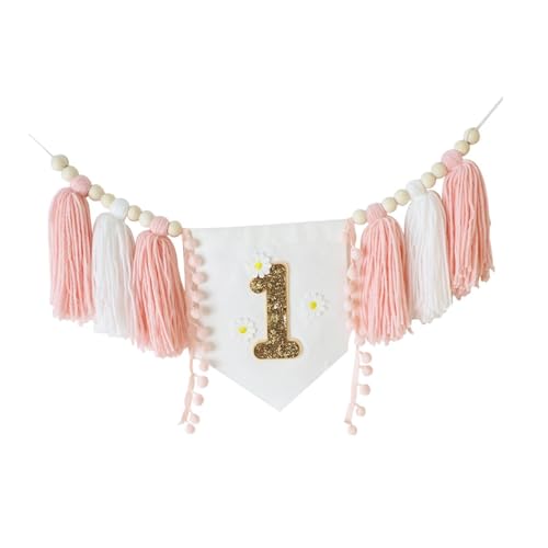 Sharplace 1. Geburtstag Banner Baby 1. Geburtstag Dekoration Banner, Holzperlen Quasten Geburtstagsbanner, Lange Hintergrund Banner für Kleinkinder Jungen Mädchen, Hochstuhl Banner für Party, Stil b Sharplace 1. Geburtstag Banner Baby 1. Geburtstag Dekoration Banner, Holzperlen Quasten Geburtstagsbanner, Lange Hintergrund Banner für Kleinkinder Jungen Mädchen, Hochstuhl Banner für Party, Stil b von Sharplace