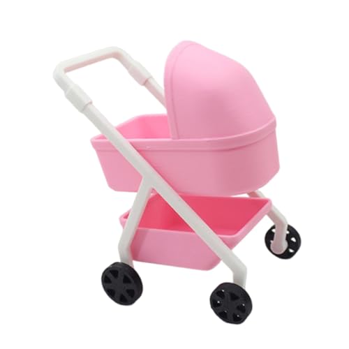 Sharplace 1:12 Miniatur-Kinderwagen, Trolly, Möbel, handgefertigt, realistisch, Puppenwagen, Kinderwagen, Spielzeug, Puppen, Krippe, Geschenkszene, Rosa Sharplace 1:12 Miniatur-Kinderwagen, Trolly, Möbel, handgefertigt, realistisch, Puppenwagen, Kinderwagen, Spielzeug, Puppen, Krippe, Geschenkszene, Rosa von Sharplace