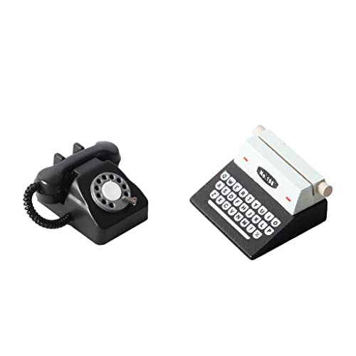 Sharplace 1:12 Puppenhaus Miniatur Simulation Telefon Und Schreibmaschine Möbel DIY Szene Rollenspiel Fotografie Requisiten Zubehör Ornament Dekor Sharplace 1:12 Puppenhaus Miniatur Simulation Telefon Und Schreibmaschine Möbel DIY Szene Rollenspiel Fotografie Requisiten Zubehör Ornament Dekor von Sharplace