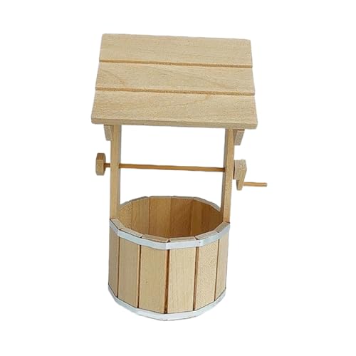 Sharplace 1:12 Puppenhaus Wasserbrunnen Rollenspiel Spielzeug DIY Ornament Spielhausbedarf Minimodell Miniatur Puppenhausdekor von Sharplace