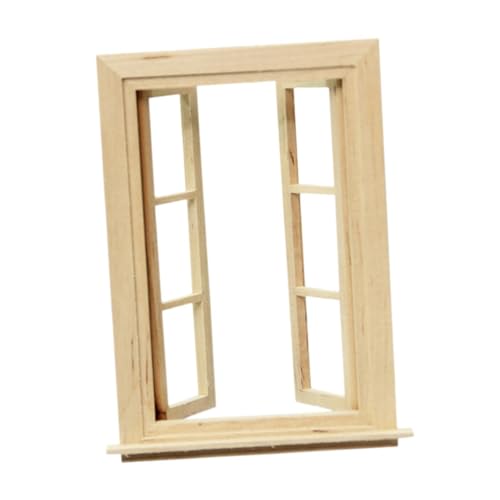 Sharplace 1:12 Skala Dollhouse Window Dollhouse Mini Möbel Doppel Öffnungsfenstermodell für Schlafzimmer Küche Home Wohnzimmer Dekoration Sharplace 1:12 Skala Dollhouse Window Dollhouse Mini Möbel Doppel Öffnungsfenstermodell für Schlafzimmer Küche Home Wohnzimmer Dekoration von Sharplace