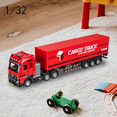 Sharplace 1:32 LKW -Modell Sammlertransporter Spielzeug mit Sound- und Musiktransport -LKW -Diecast -Spielzeug für Kleinkinder Kinderparty von Sharplace