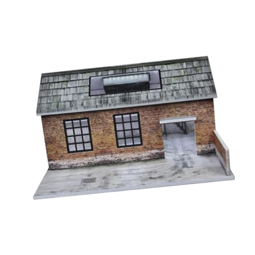 Sharplace 1:64 Automodell Parkplatz Factory Workshop Garagenszene Layout Easy Assembly Collection Diorama Model Car Garage mit Lichtern von Sharplace