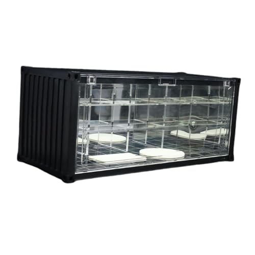 Sharplace 1:64 Druckguss-Autovitrine, Tischdekor, Schaufenster, Simulation, Parkplatzständer, Containerdisplay mit Licht für Spielzeugautos Sharplace 1:64 Druckguss-Autovitrine, Tischdekor, Schaufenster, Simulation, Parkplatzständer, Containerdisplay mit Licht für Spielzeugautos von Sharplace