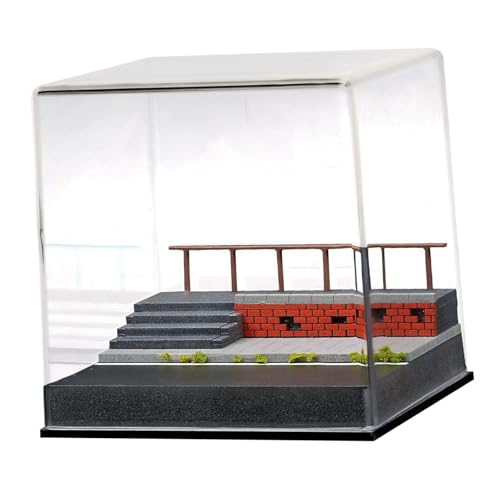 Sharplace 1:64 Maßstab Druckguss Fahrzeugmodell Vitrine Diorama Park Treppen Szene Dekorative Parkszene für Fahrzeug Sportwagen Sharplace 1:64 Maßstab Druckguss Fahrzeugmodell Vitrine Diorama Park Treppen Szene Dekorative Parkszene für Fahrzeug Sportwagen von Sharplace