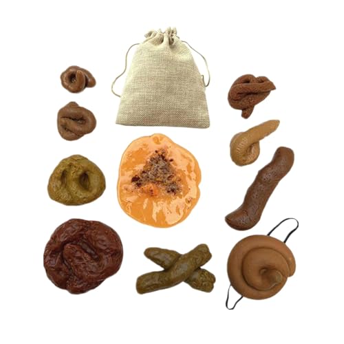 Sharplace 10 x Fake Poop Toys Fake Poo Novelty Gift Soft Brown Simulierte Poop s und praktische Scherzspielzeuge Realistisch Sharplace 10 x Fake Poop Toys Fake Poo Novelty Gift Soft Brown Simulierte Poop s und praktische Scherzspielzeuge Realistisch von Sharplace