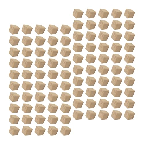 Sharplace 100 Stück Holzklötze, unfertige Holzwürfel, Holzstapelspiel, Massivholzwürfel für DIY-Projekte, Malen, Dekorieren, Basteln, 3.0 cm von Sharplace