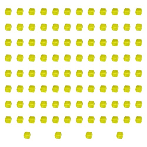 Sharplace 100x Acrylwürfel Sensorisches Trainingsspielzeug Stapelwürfel Interaktives sechsseitiges Brettspiel Blankowürfel für die Fantasie im Vorschulalter, Gelb Sharplace 100x Acrylwürfel Sensorisches Trainingsspielzeug Stapelwürfel Interaktives sechsseitiges Brettspiel Blankowürfel für die Fantasie im Vorschulalter, Gelb von Sharplace
