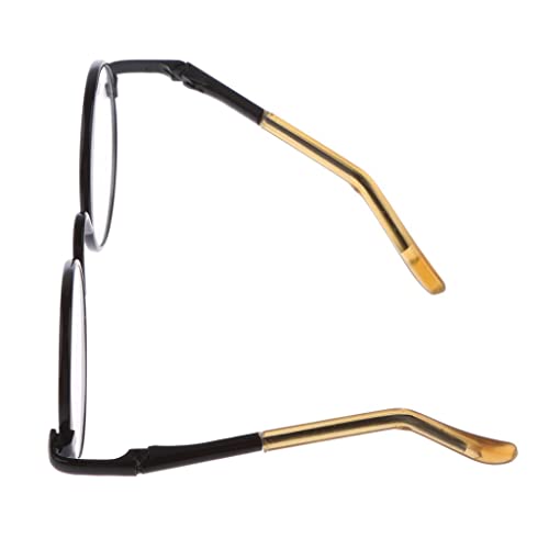 Sharplace 10er Set Rahmenbrillen mit klaren Gläsern für 12 Zoll Blythe Puppen, Schwarz, 10 STK von Sharplace
