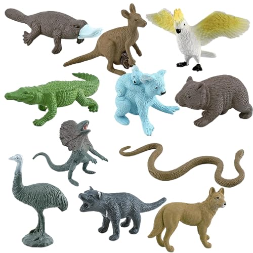 Sharplace 11x australische Tierfiguren, pädagogisches Lernspielzeug, Tierspielzeugfiguren, realistische Bildung, kognitives Spielzeug für Jungen und Mädchen Sharplace 11x australische Tierfiguren, pädagogisches Lernspielzeug, Tierspielzeugfiguren, realistische Bildung, kognitives Spielzeug für Jungen und Mädchen von Sharplace
